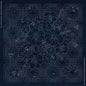Sashiko Australia Blossom Bouquet Geometric - INDIGO - Everything Fabric