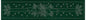 Sashiko Australia Holly and Ribbon Runner GREEN - Everything Fabric