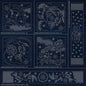 Sashiko Australia Japanese-Inspired Collection - 6 Designs INDIGO - Everything Fabric