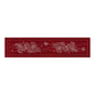 Sashiko Australia Native Flowers 6 Runner - Cherry Red