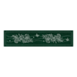 Sashiko Australia Native Flowers 6 Runner GREEN - Everything Fabric