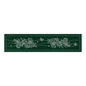 Sashiko Australia Native Flowers 6 Runner - Green