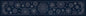 Sashiko Australia Snowflakes Runner INDIGO - Everything Fabric