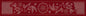 Sashiko Butterfly Koi and Blossom Runner CHERRY RED - Everything Fabric
