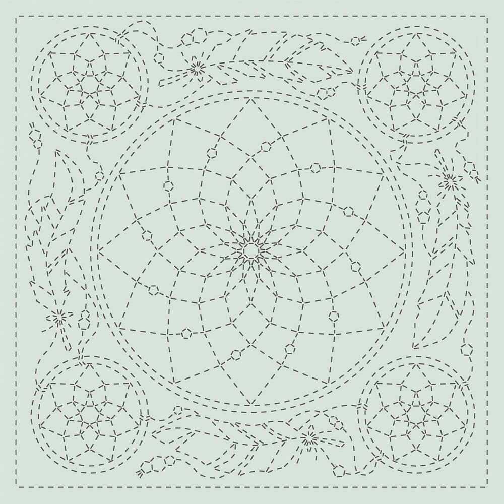 Sashiko Cloth Dreamcatcher - Everything Fabric