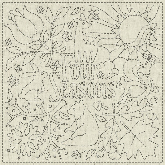 Sashiko Cloth - Four Seasons - Everything Fabric