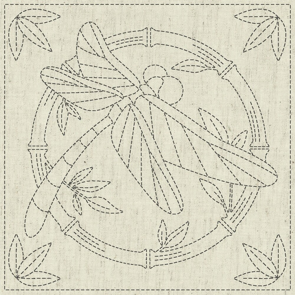 Sashiko Cloth - SUMMERTIME - Everything Fabric