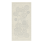 Sashiko Geometric Circles Collection – 3 Designs Cream - Everything Fabric