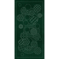Sashiko Geometric Circles Collection – 3 Designs Green - Everything Fabric
