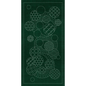 Sashiko Australia Geometric Circles Collection - Green