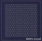 Sashiko Pre-Stencilled Block - Daisy - Everything Fabric