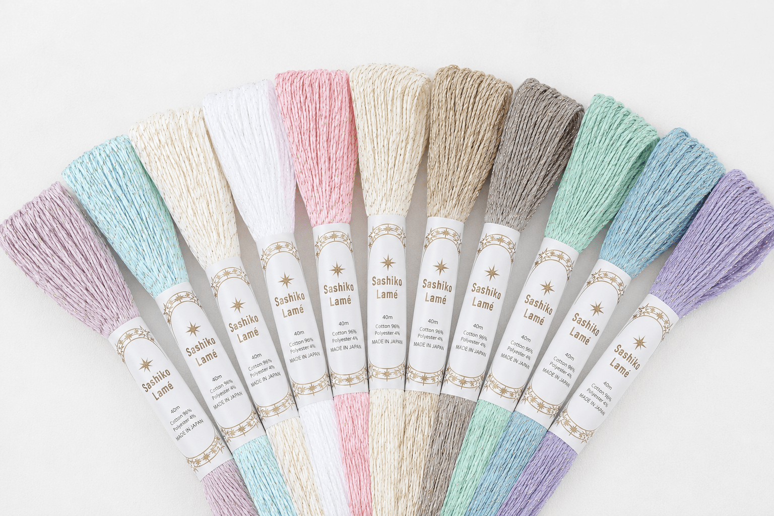 Sashiko Thread - Olympus - Lame - Solid - Everything Fabric