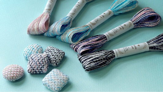 Sashiko Thread - Olympus - Lame - Variegated - Everything Fabric