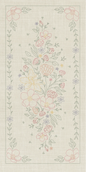 Sashiko Australia Wildflowers 8 Panel - Seeded Cream