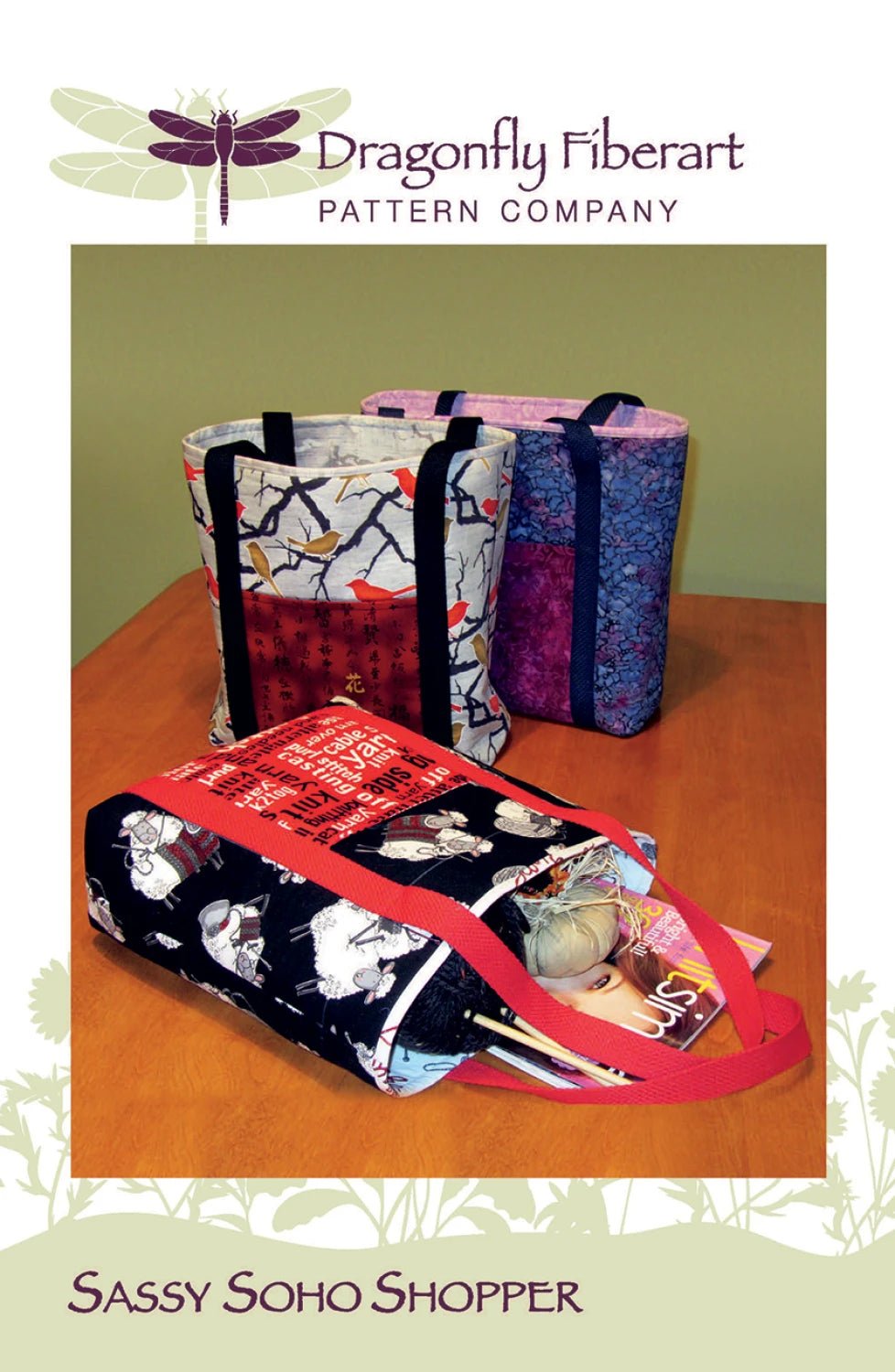Sassy Soho Shopper Bag Pattern - Everything Fabric