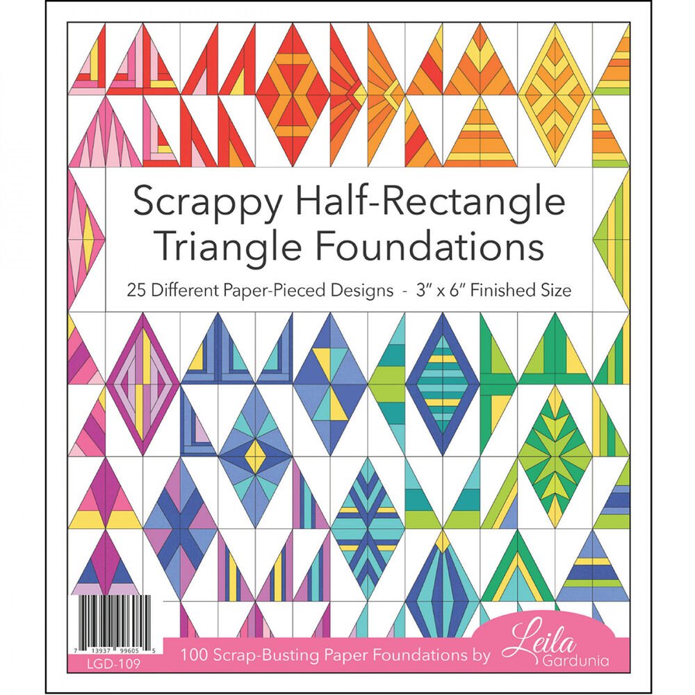 Scrappy Half-Rectangle Triangle Foundation Pad - Everything Fabric