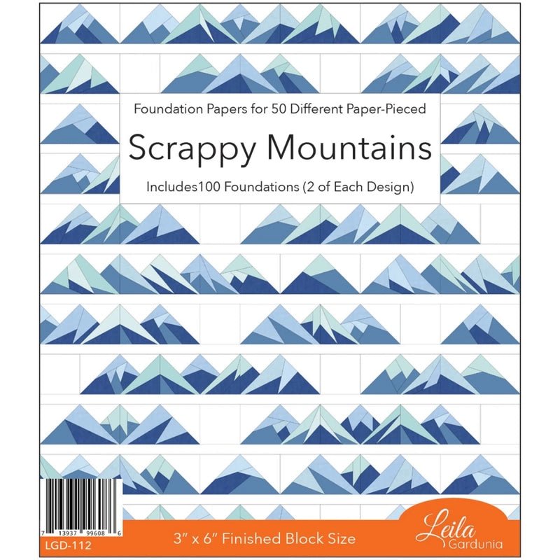 Scrappy Mountains Foundation Paper Piecing Pad - Everything Fabric