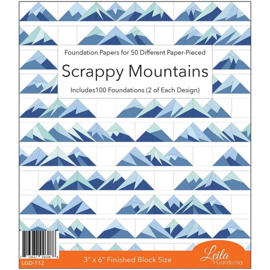 Scrappy Mountains Foundation Paper Piecing Pad - Everything Fabric