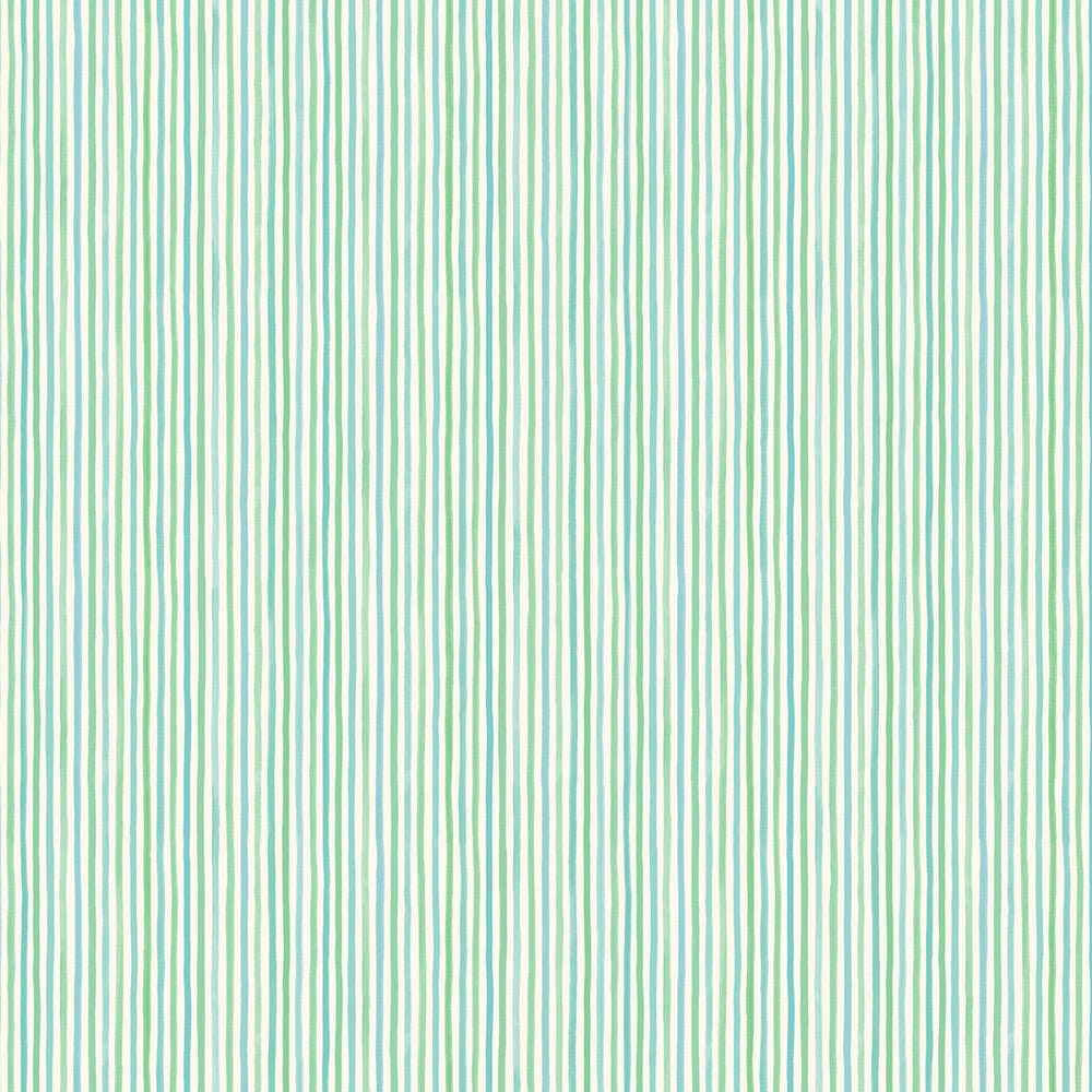Seascape - Green/Aqua Seersucker Stripe - Everything Fabric
