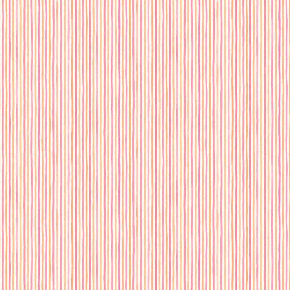 Seascape - Peach/Pink Seersucker Stripe - Everything Fabric