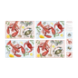 Seaside Boil - Red Placemat Panel - 610 mm 24 x 1118 mm - Everything Fabric
