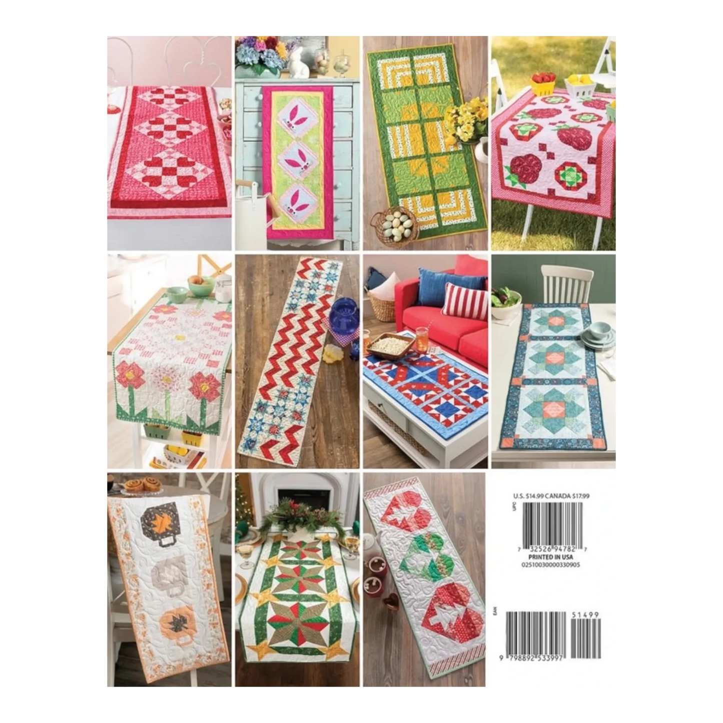 Season by Season Table Runners Book - Everything Fabric