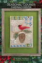Seasonal Courier: Cardinal’s Winter Cross Stitch Pattern - Everything Fabric