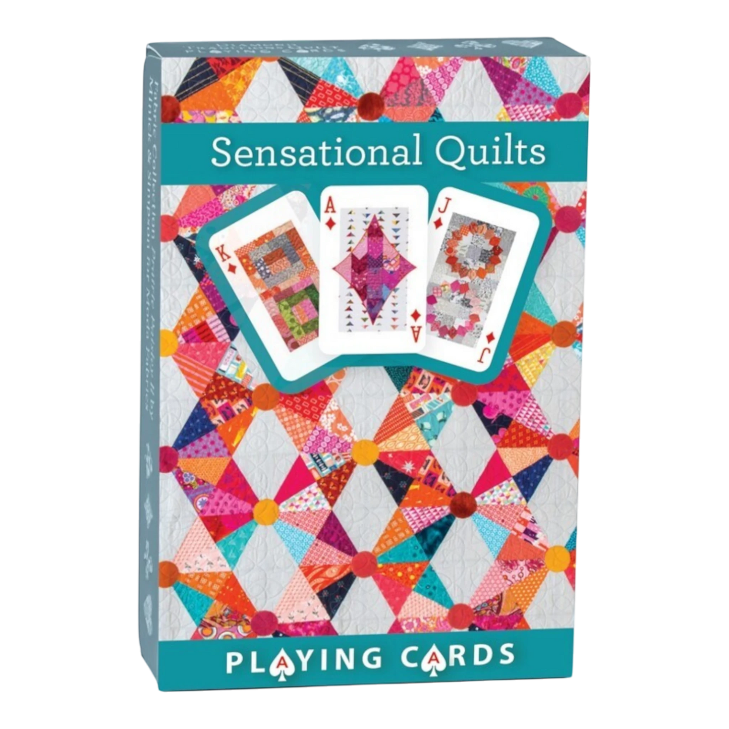 Sensational Quilts Playing Cards Single Deck - Everything Fabric