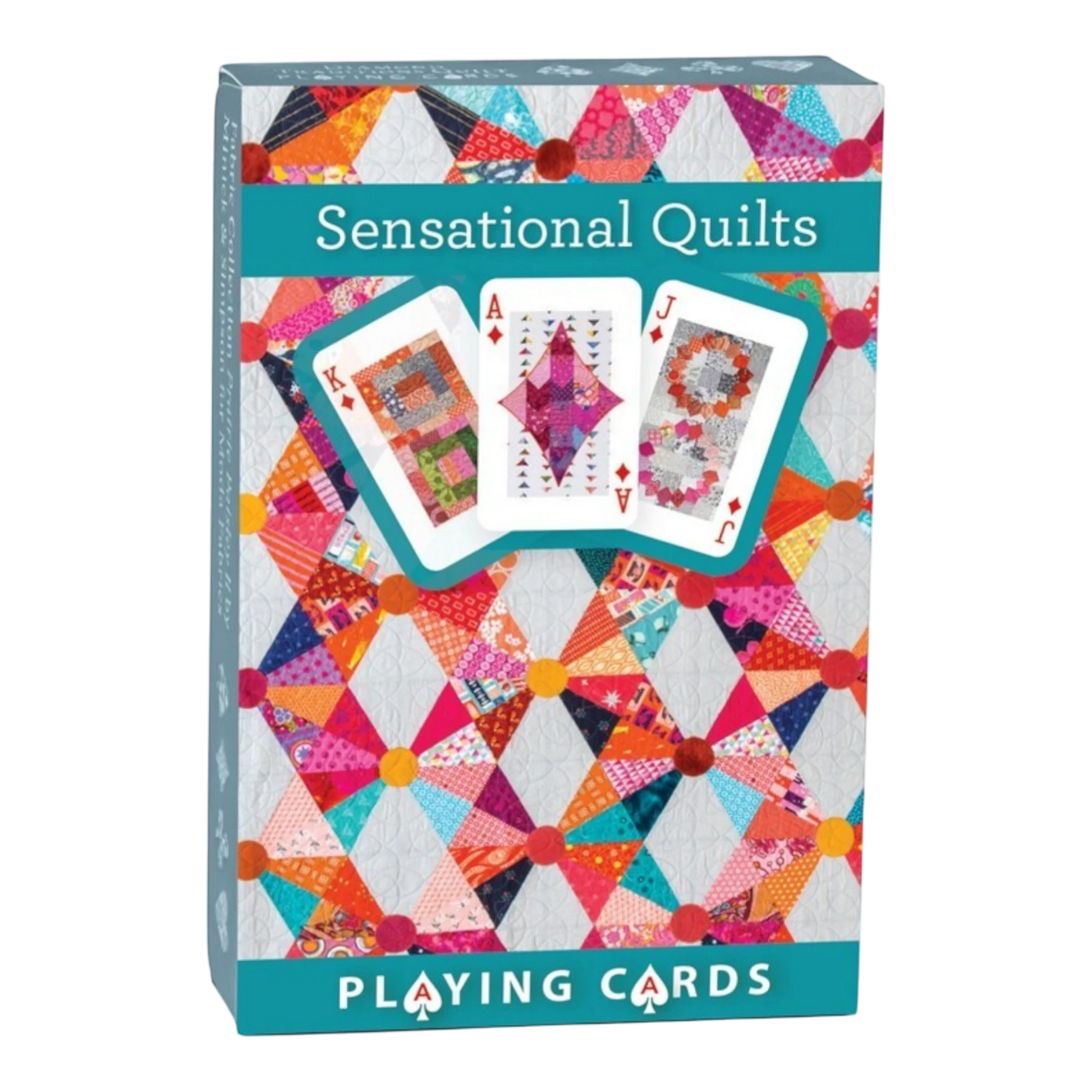 Sensational Quilts Playing Cards Single Deck - Everything Fabric