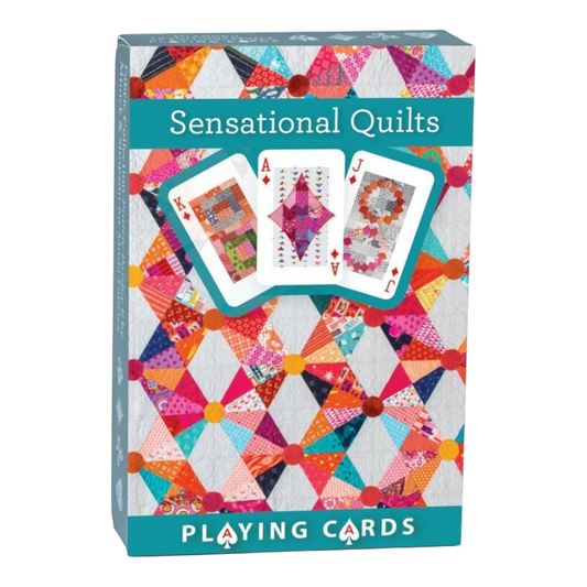 Sensational Quilts Playing Cards Single Deck - Everything Fabric