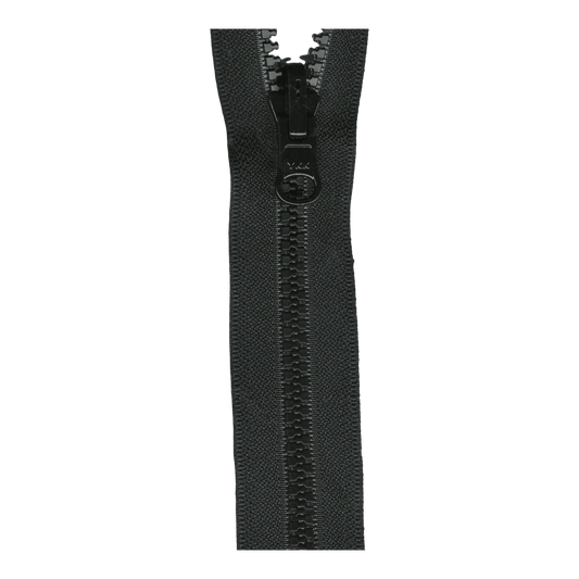 Separating and Reversible Zippers Black 24 - Everything Fabric