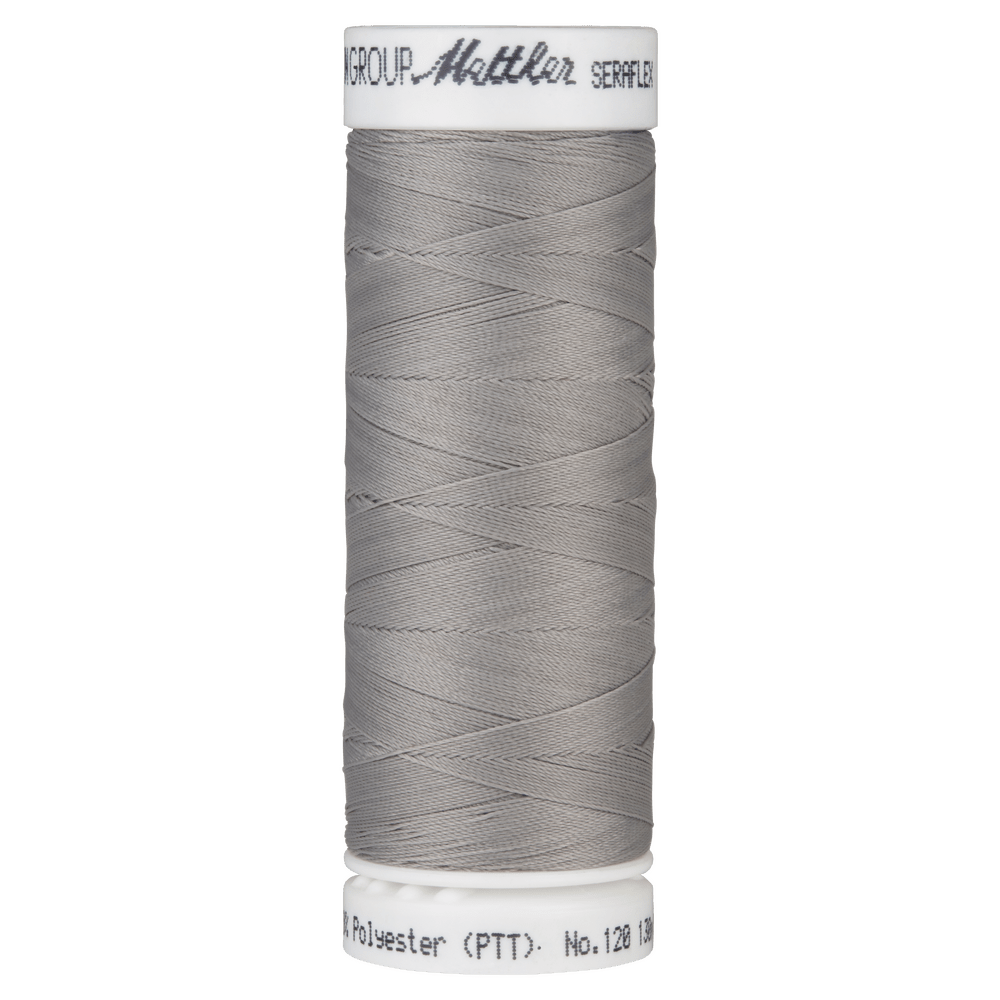 Seraflex Elastic Thread - 0340 Silver Coin - Everything Fabric