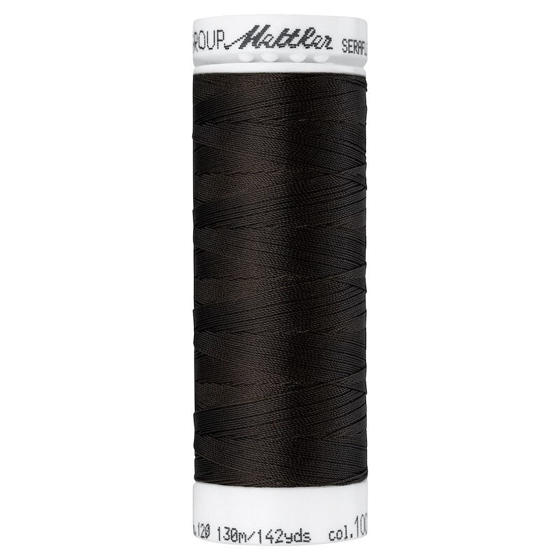 Seraflex Elastic Thread - 1002 Very Dark Brown - Everything Fabric