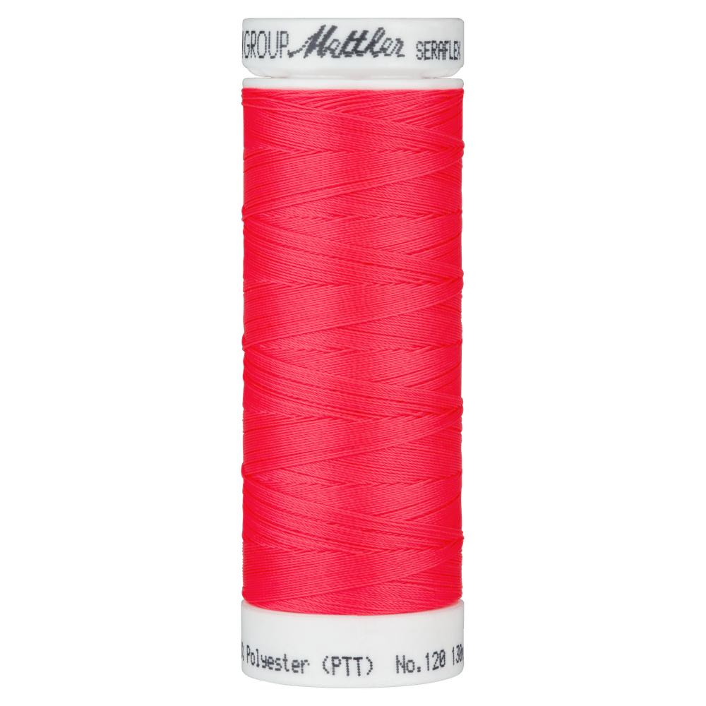 Seraflex Elastic Thread - 8775 Vivid Coral - Everything Fabric