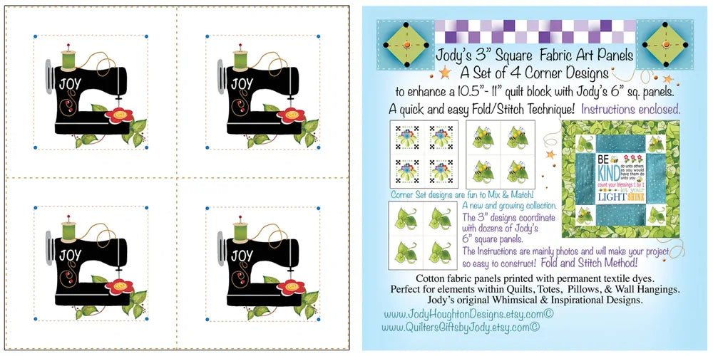 Set 76 mm Sew Machines by Jody Houghton - Everything Fabric