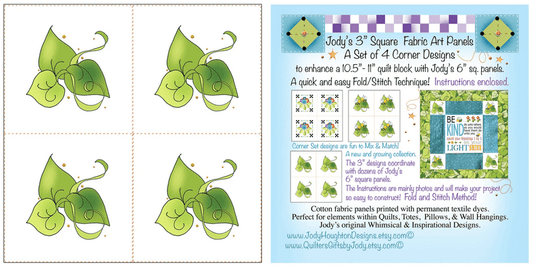 Set of 76 mm Leaves by Jody Houghton Designs - Everything Fabric