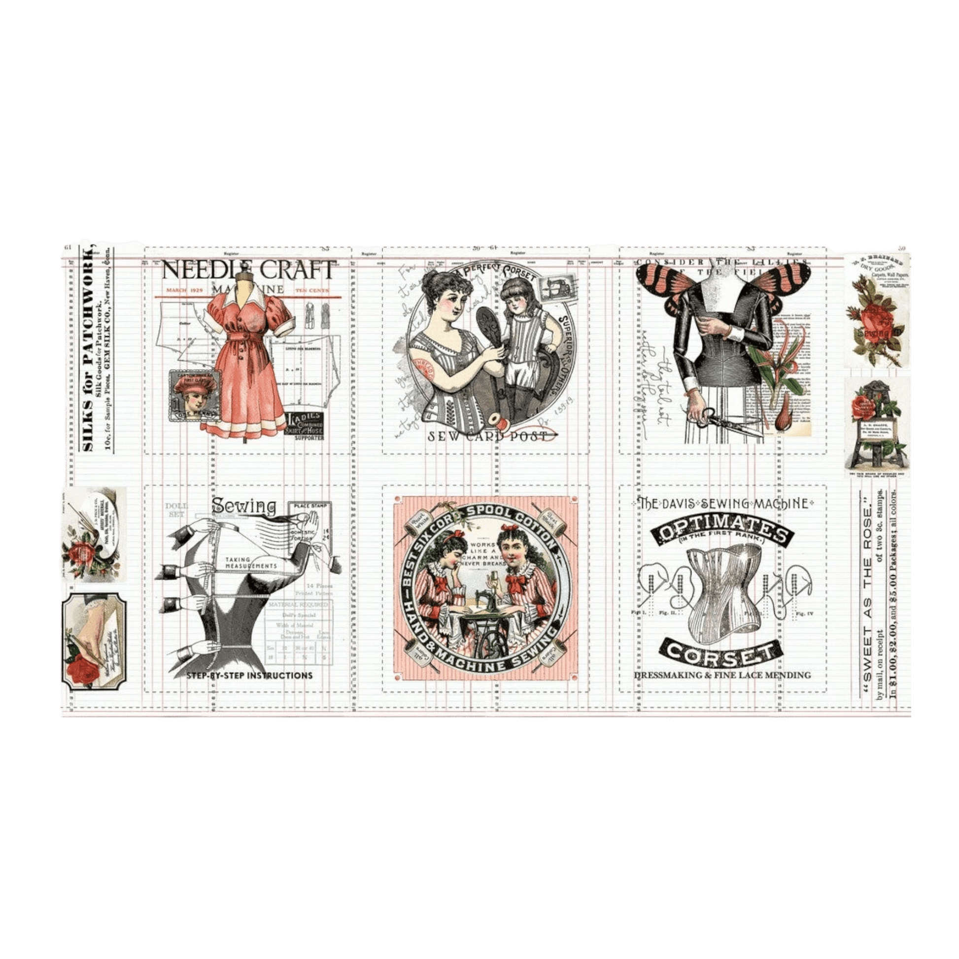 Sew Journal Pages Patch Panel Clearance - Everything Fabric