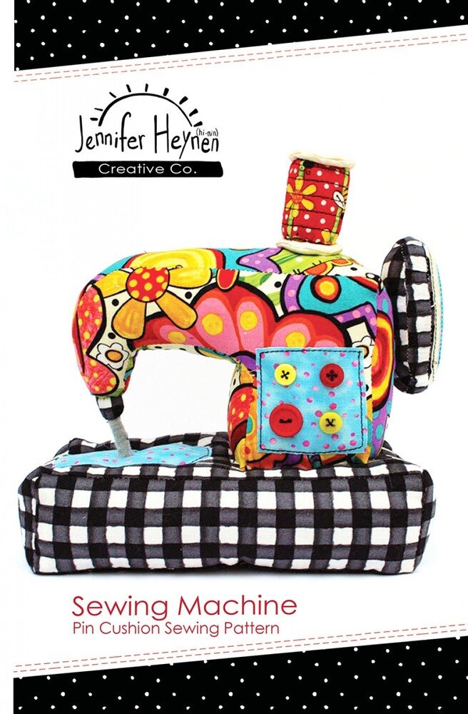 Sewing Machine Pincushion Sewing Pattern - Everything Fabric