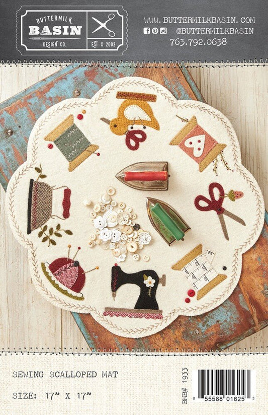 Sewing Scalloped Mat Pattern - Everything Fabric