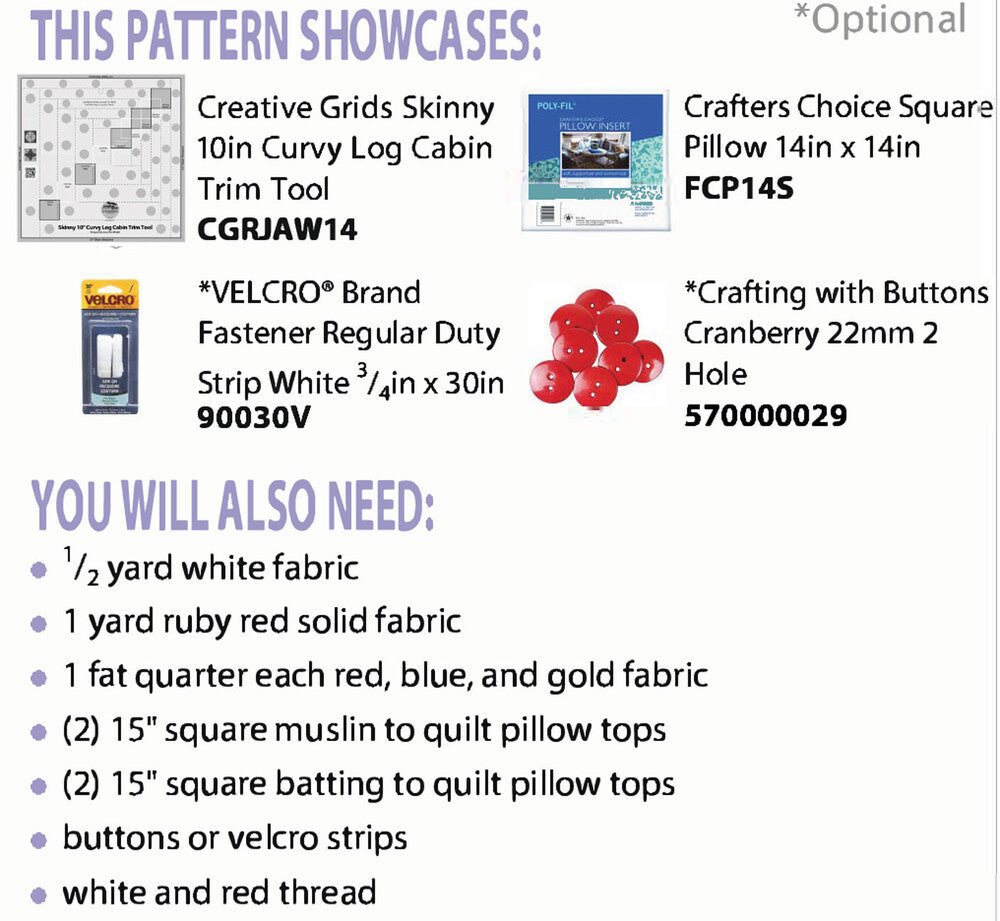 Shadow Box Pillows Pattern - Everything Fabric