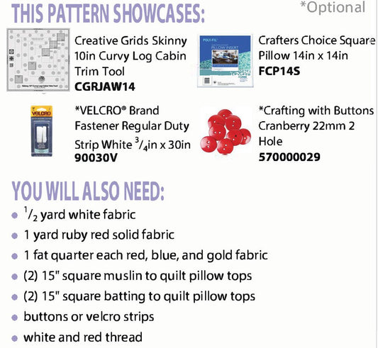 Shadow Box Pillows Pattern - Everything Fabric