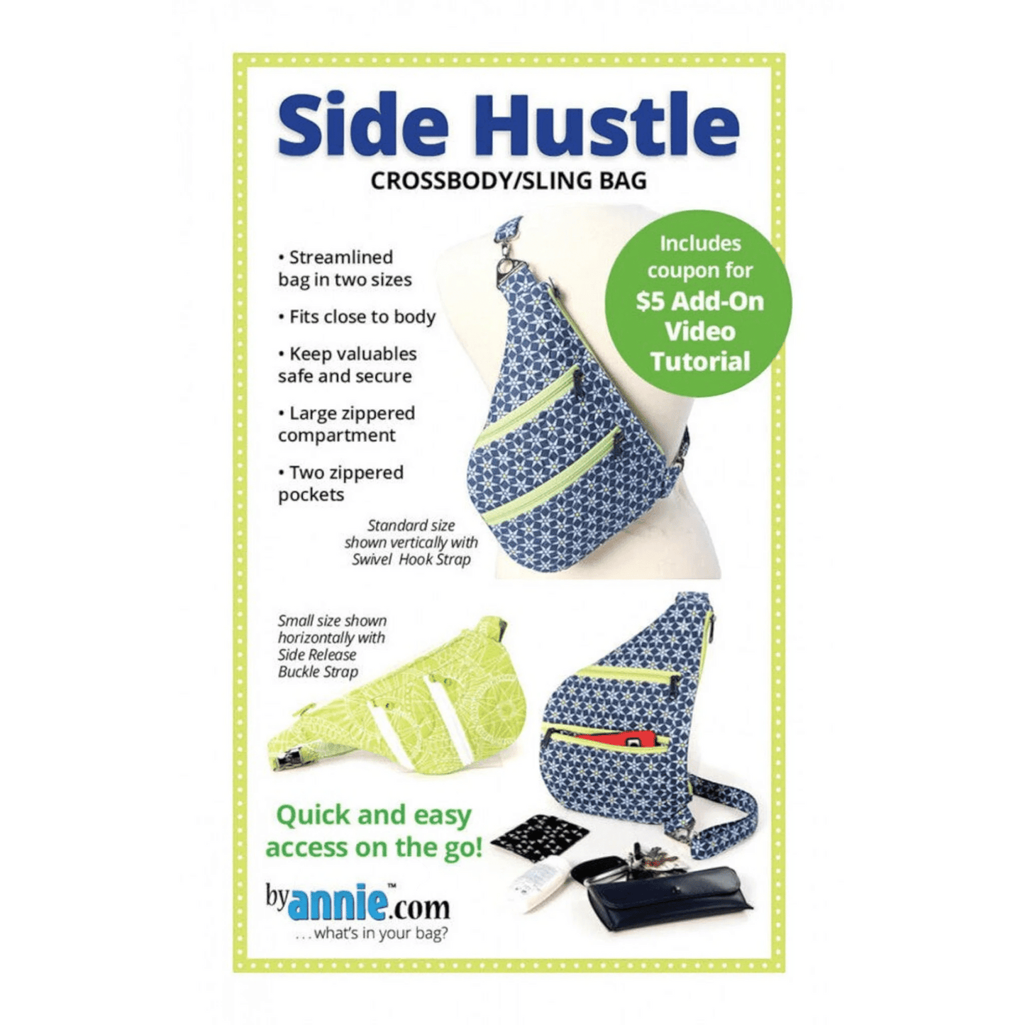 Side Hustle Pattern - Everything Fabric