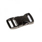Side Release Buckle 25 mm BLACK METAL 1pc - Everything Fabric