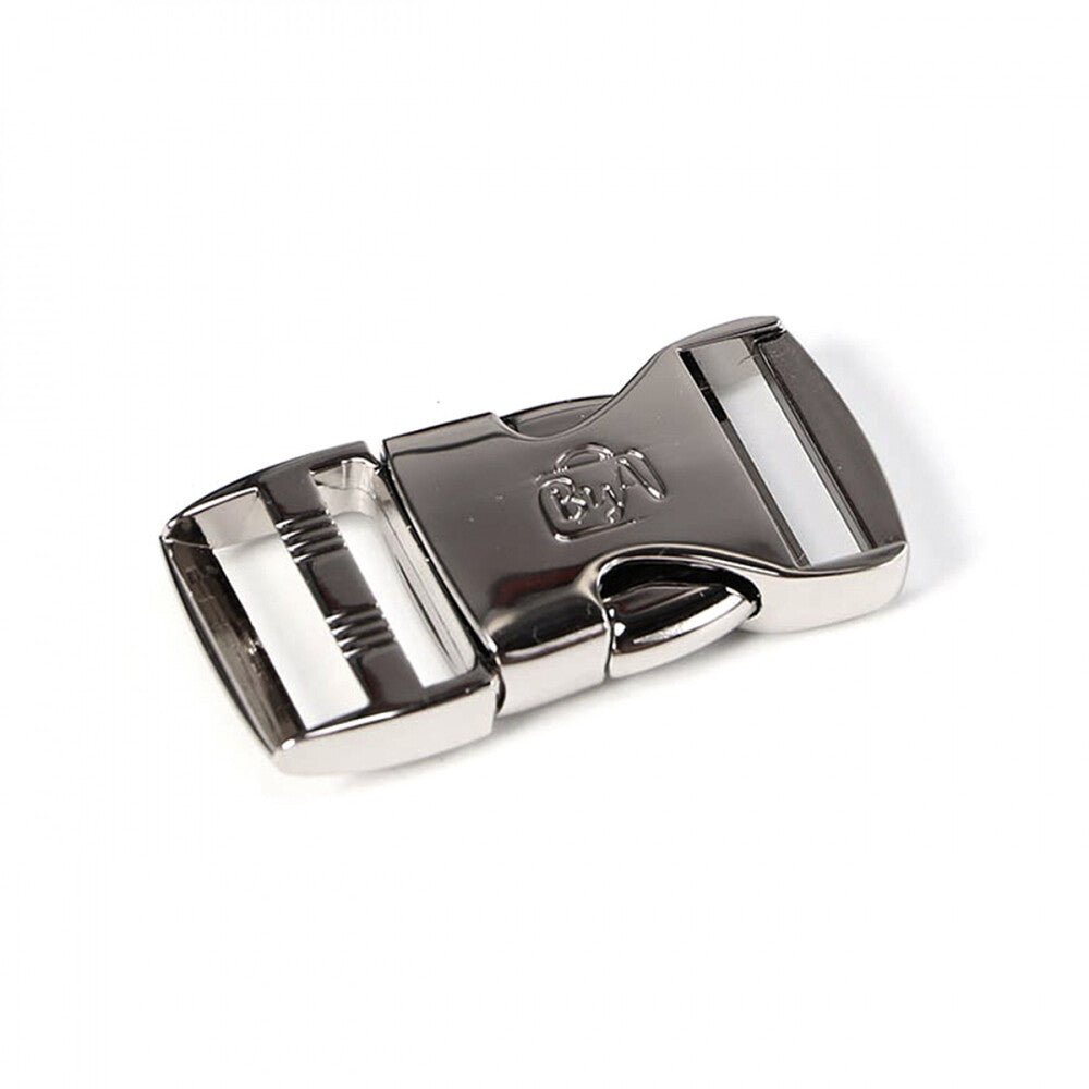 Side Release Buckle 25 mm NICKEL 1pc - Everything Fabric