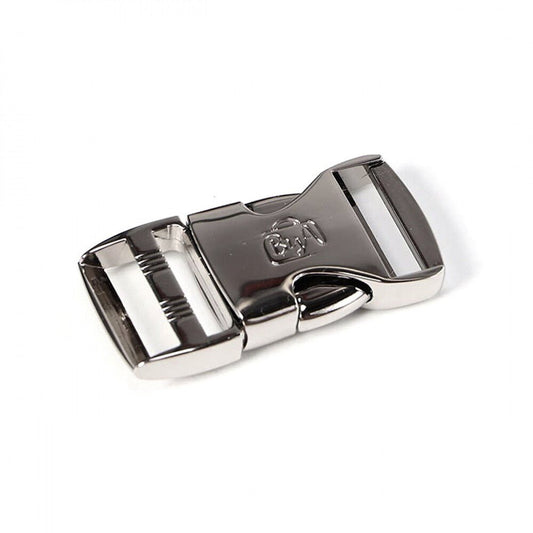 Side Release Buckle 25 mm NICKEL 1pc - Everything Fabric
