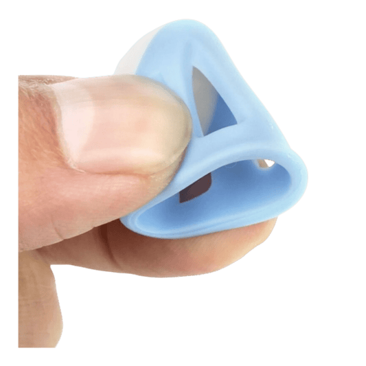Silicone Thimble Medium / Small Size - Light Blue - Everything Fabric