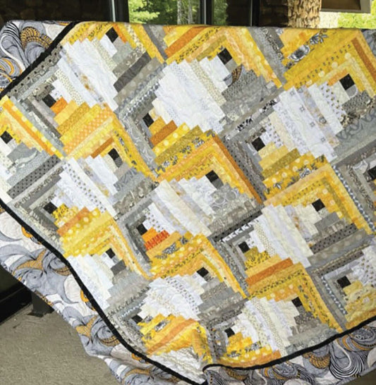 Silver and Gold Quilt Pattern - Everything Fabric