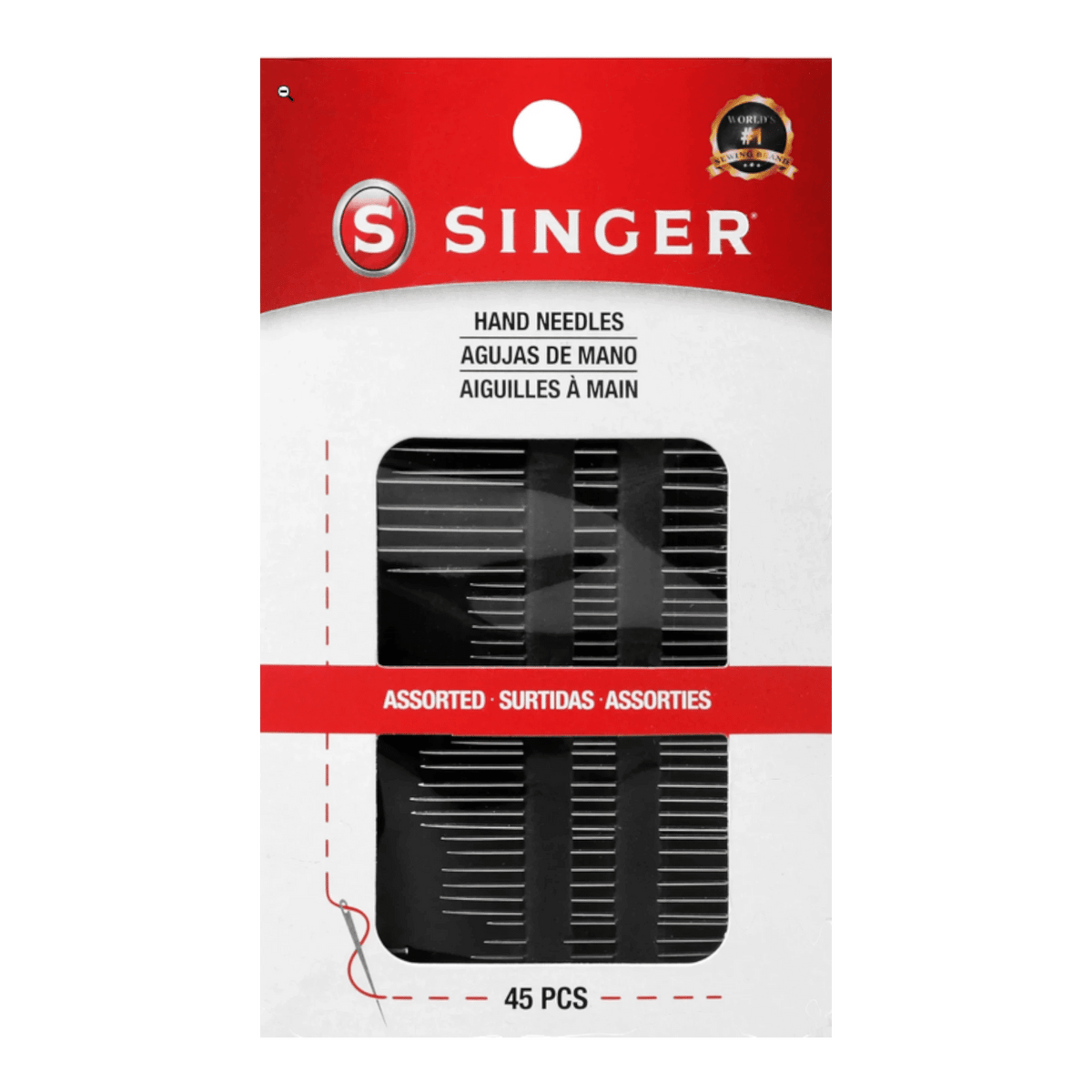 Singer Hand Sewing Assorted Needles 45ct - Everything Fabric