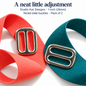 Two Studio Kat Designs 25mm nickel slide buckles on coral and teal webbing for inspiration. Pack of two.