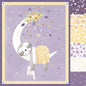 Sleepy Sloth Purple Fat Quarter Bundle 7pcs - Everything Fabric